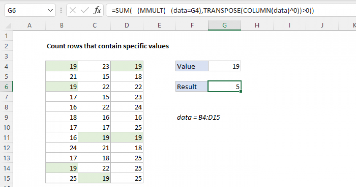 Count rows that contain specific values Excel formula Exceljet